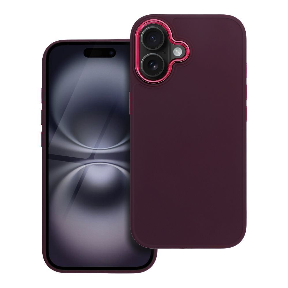 FRAME dėklas telefonui IPHONE 16 violetinis