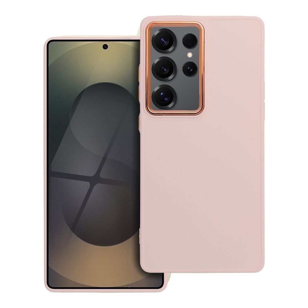 FRAME dėklas telefonui SAMSUNG S25 Ultra, pudrinė rožinė