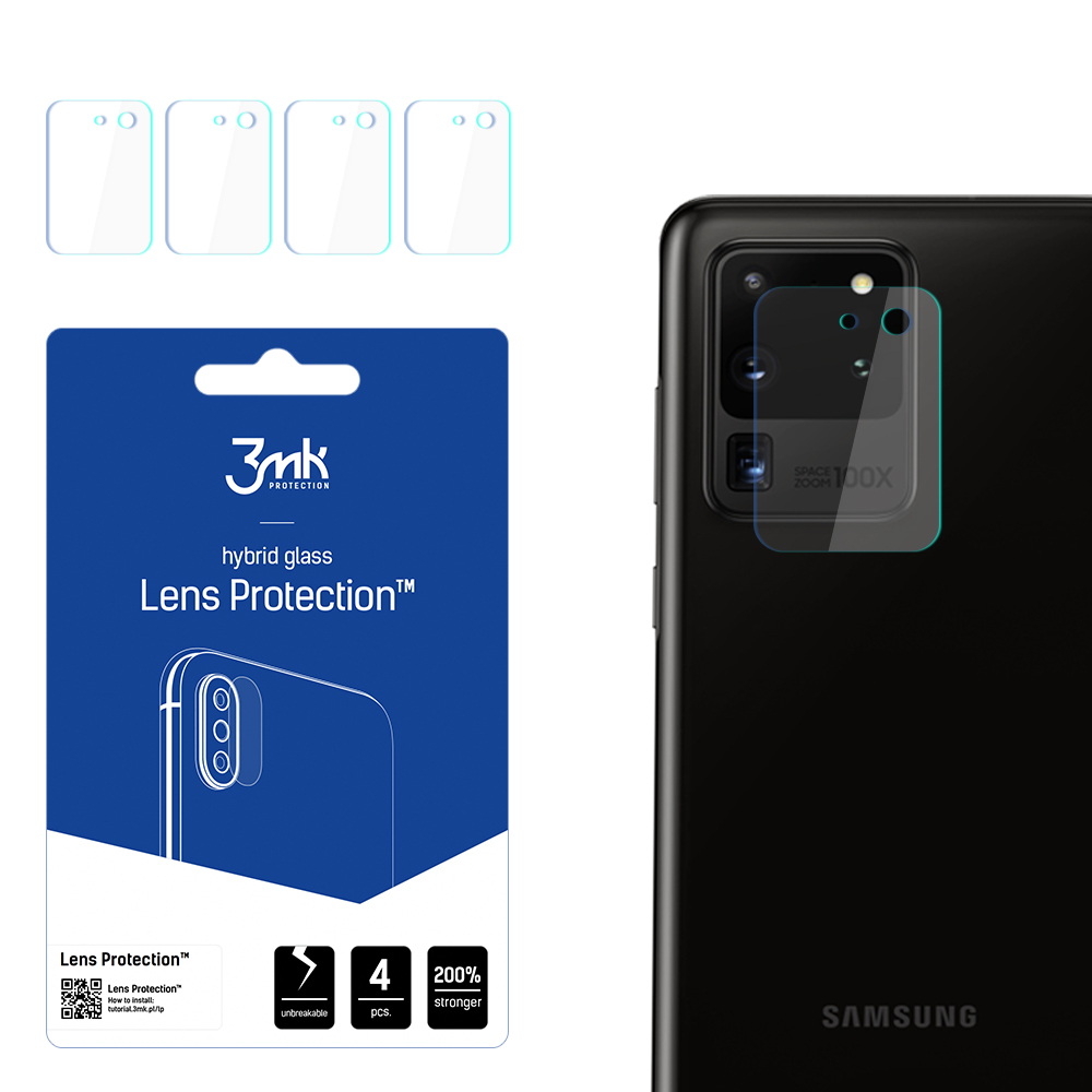Samsung Galaxy S20 Ultra 5G - 3mk objektyvo apsauga™