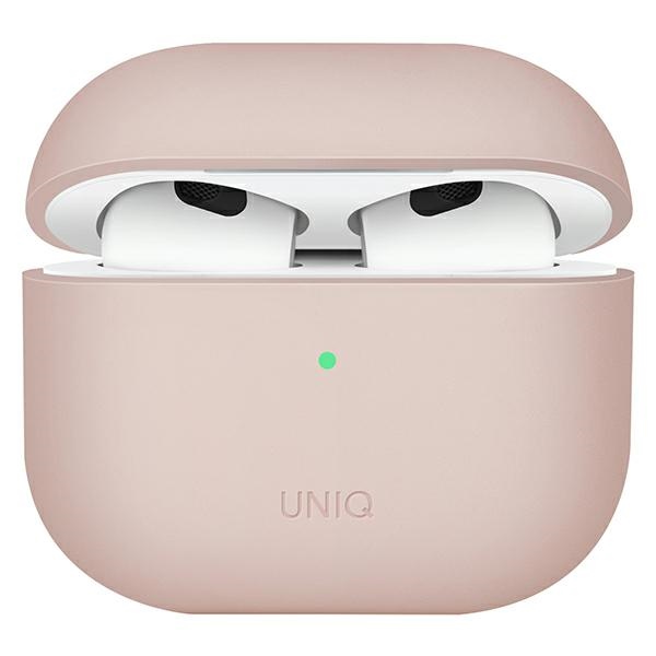 Uniq Lino silikoninis dėklas AirPods 3 - rožinis