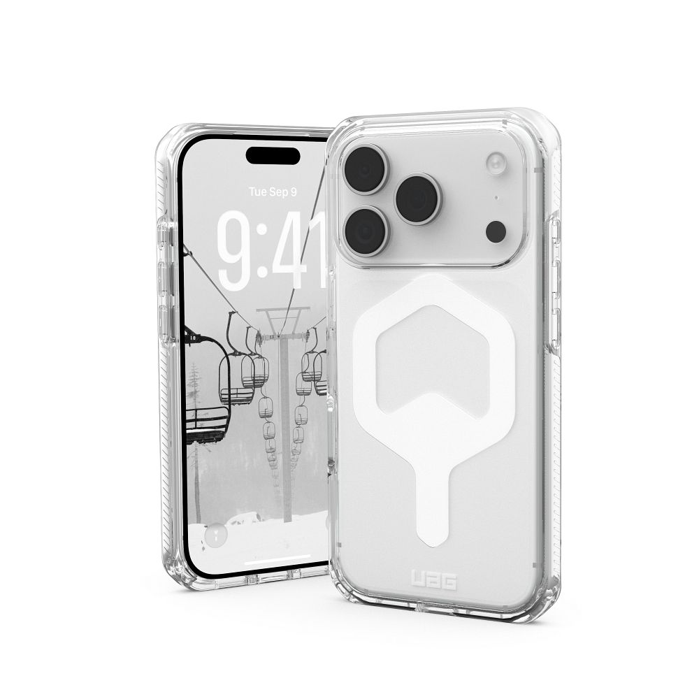 UAG Urban Armor Gear dėklas PLYO suderinamas su MagSafe iPhone 17 Pro ledinis / baltas