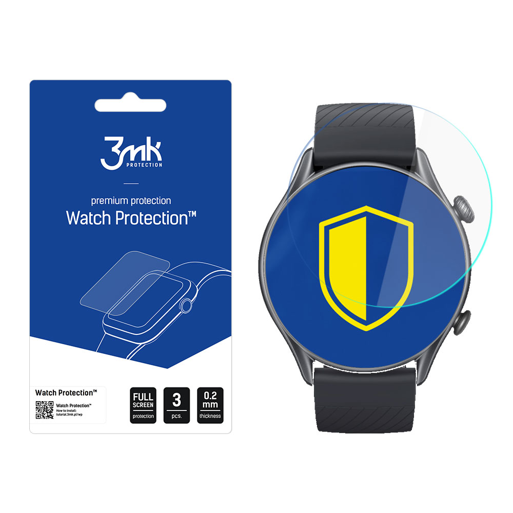 Xiaomi Amazfit GTR 3 Pro - 3mk Apsauga laikrodžiui™ v. ARC+