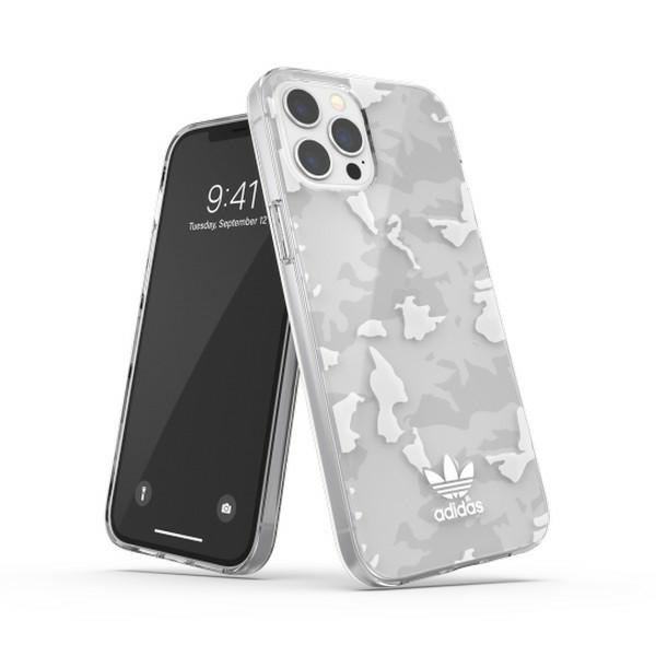Adidas OR SnapCase Camo dėklas telefonui iPhone 12 Pro Max - skaidrus