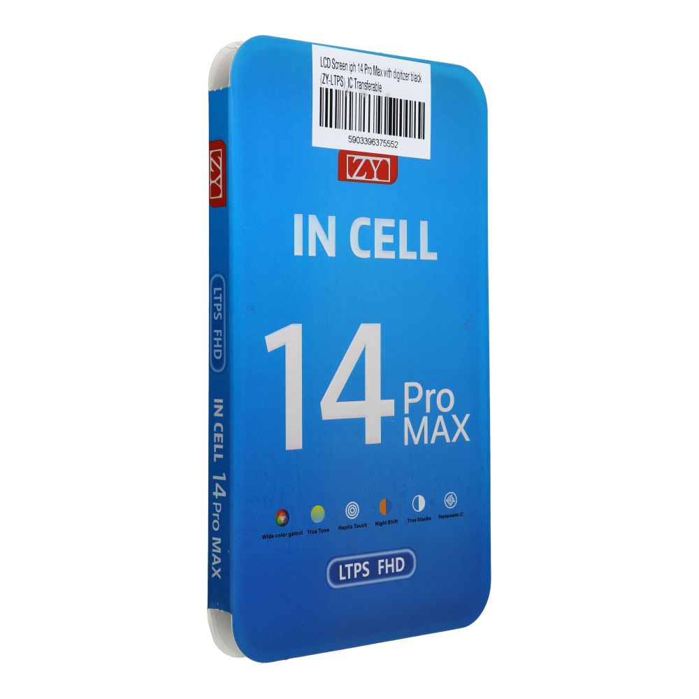 LCD ekranas iPhone 14 Pro Max su skaitmeniniu keitikliu juodas (ZY-LTPS) IC perkeliamas