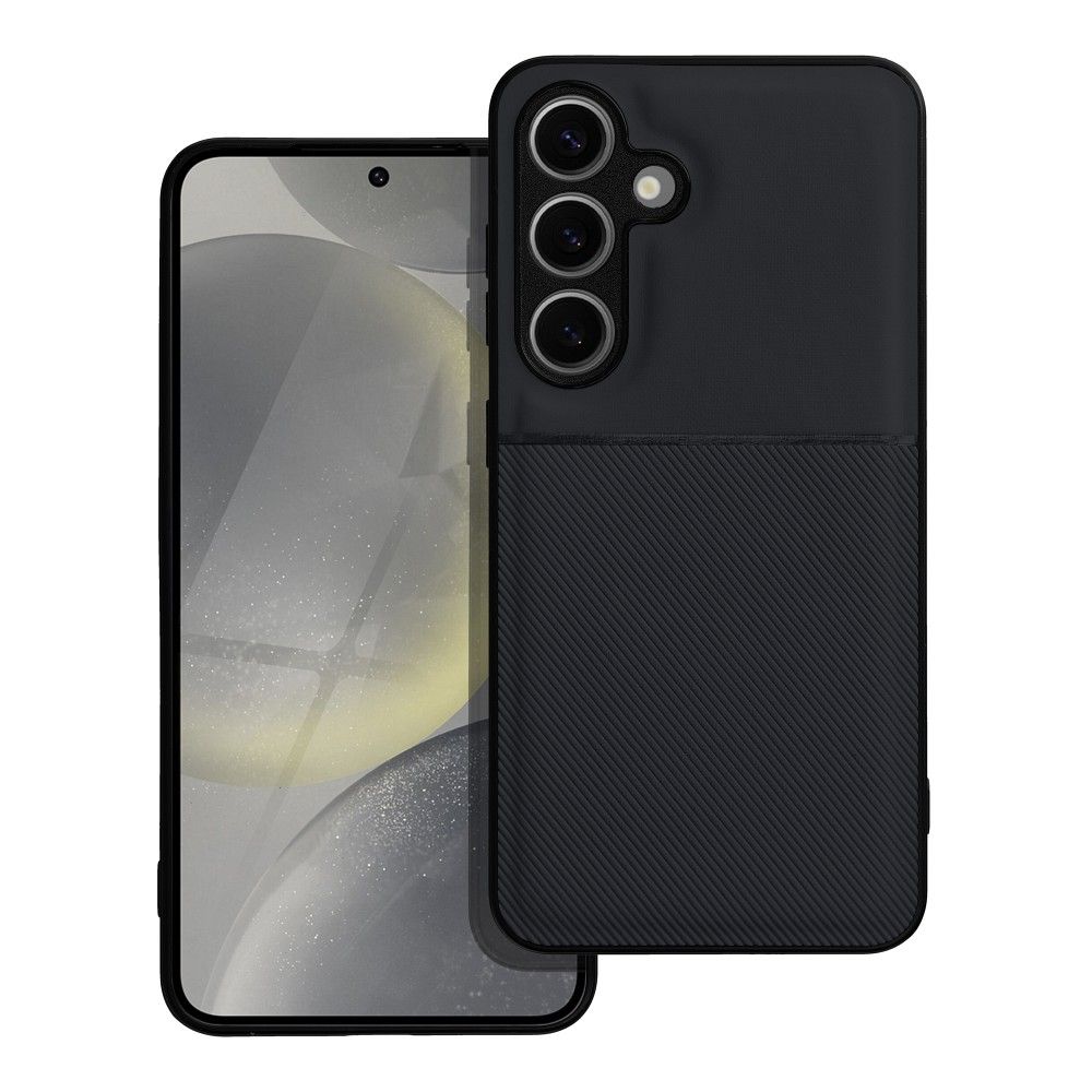 NOBLE dėklas telefonui SAMSUNG S24 juodas