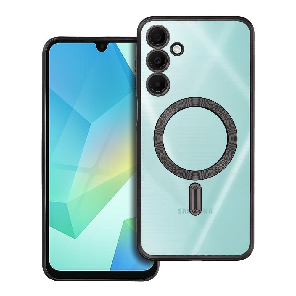 ELECTRO MAG COVER magnetinis dėklas telefonui, suderinamas su MagSafe, skirtas SAMSUNG A16 5G / A16 4G, juodas