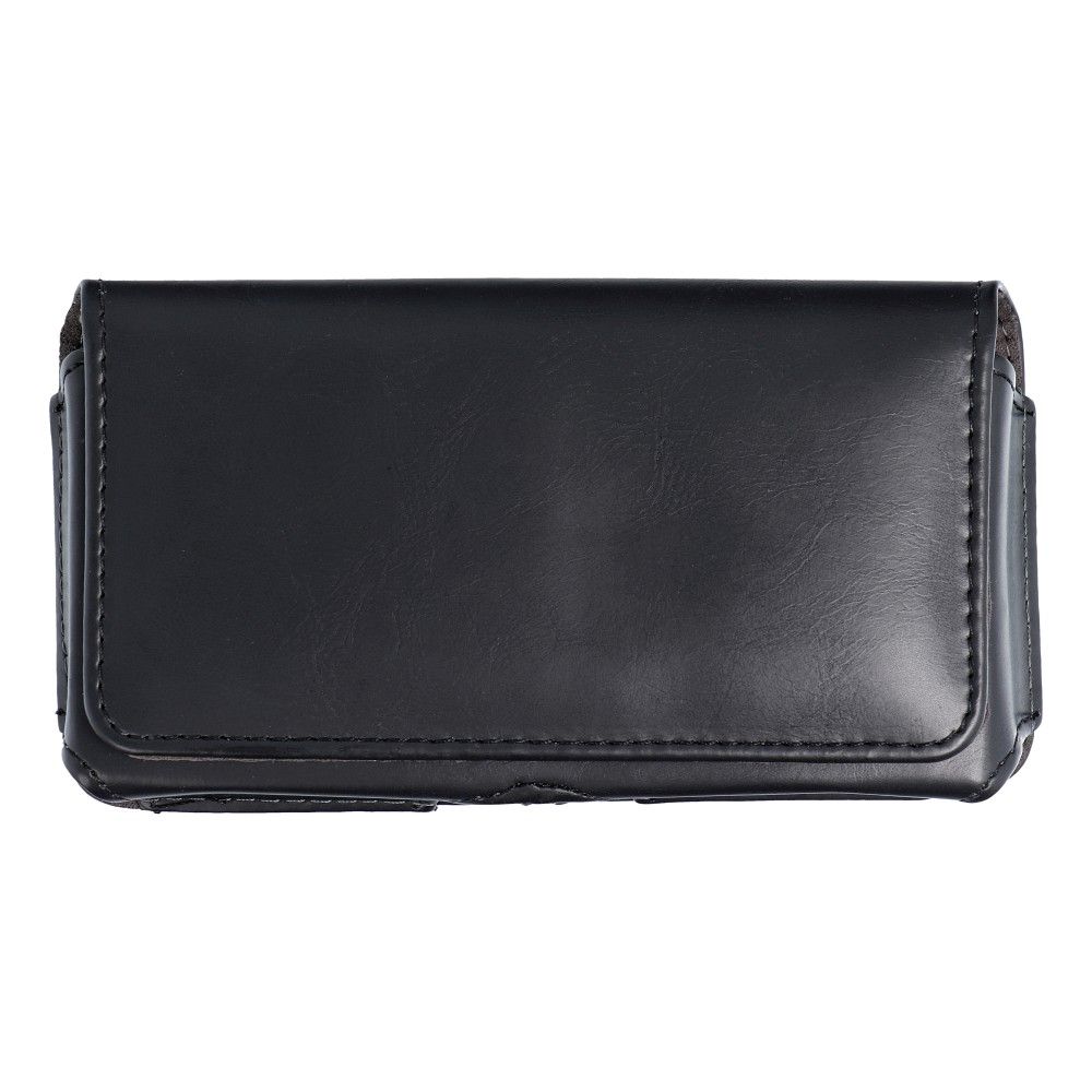 Horizontalus universalus dėklas CLASSIC 100A modelis 10 (Iphone X / Samsung S5/S7/A5/J5/Xcover 3 / Huawei P8 Lite) juodas