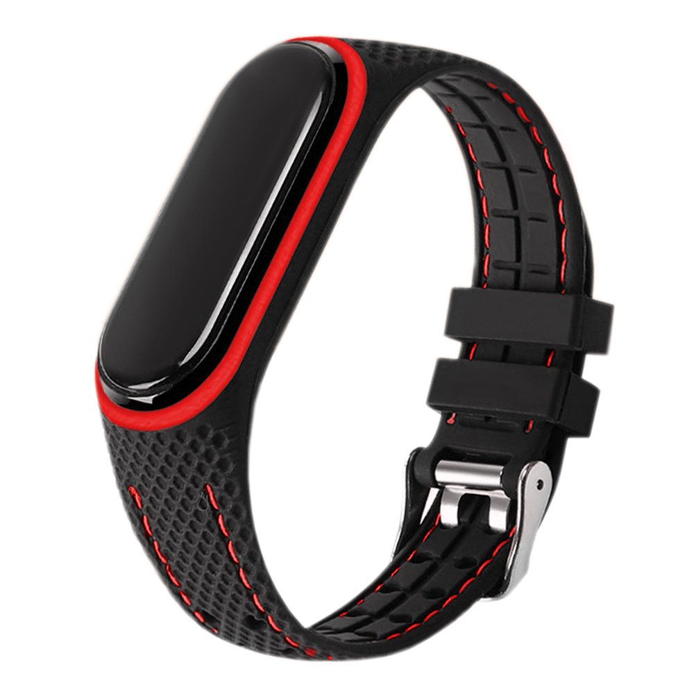 Elastomerinis dirželis LIFESTYLE XIAOMI Mi Band 7 juodas (04)