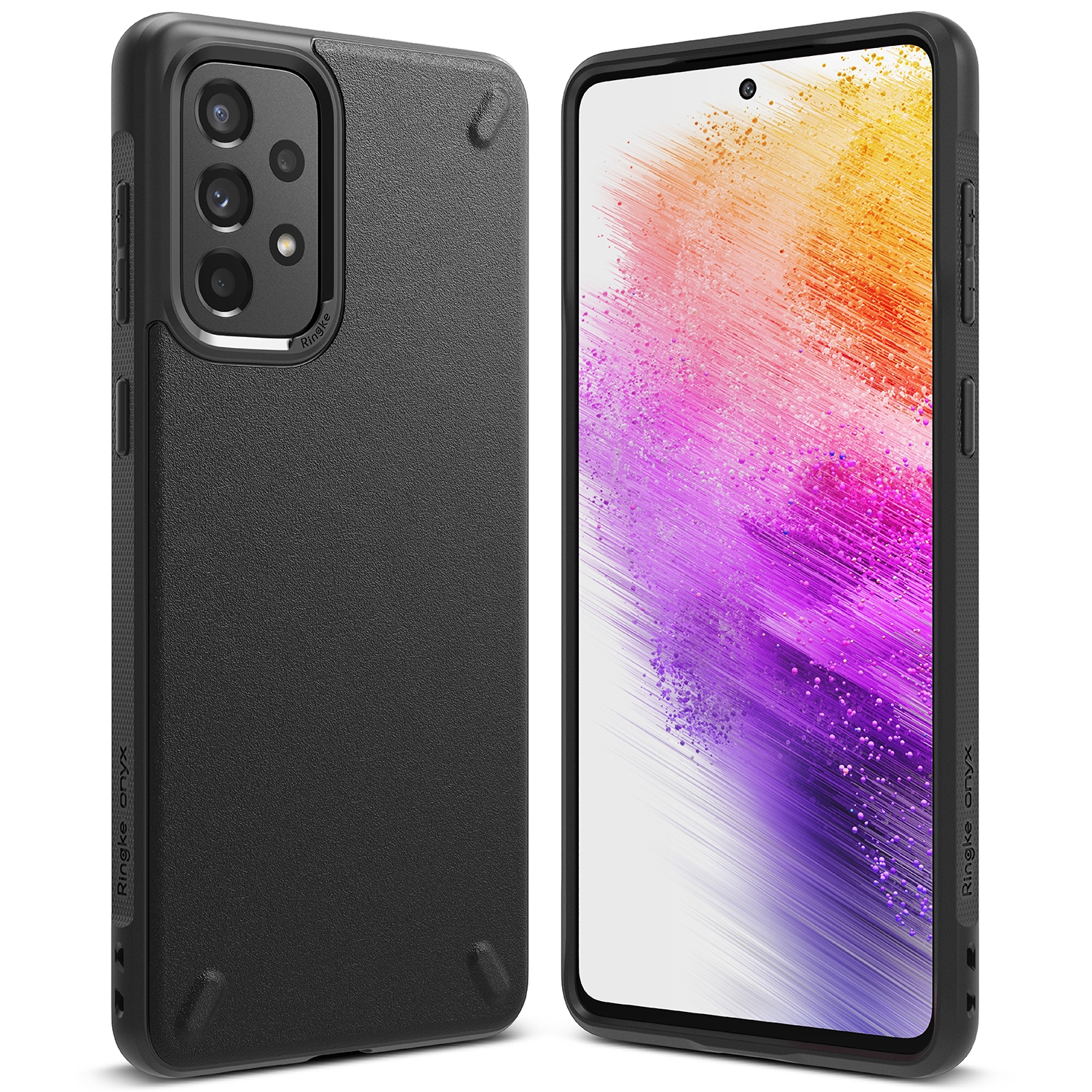 Ringke Onyx patvarus TPU dėklas Samsung Galaxy A73 juodas