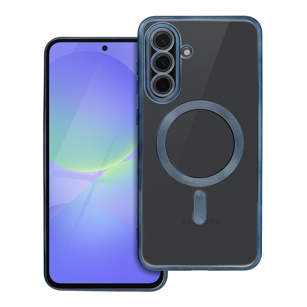 ELECTRO MAG COVER dėklas telefonui suderinamas su Magnetiniu MagSafe SAMSUNG A36 titano mėlyna