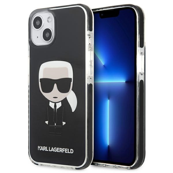 Karl Lagerfeld Iconik Karl dėklas iPhone 13 mini - juodas