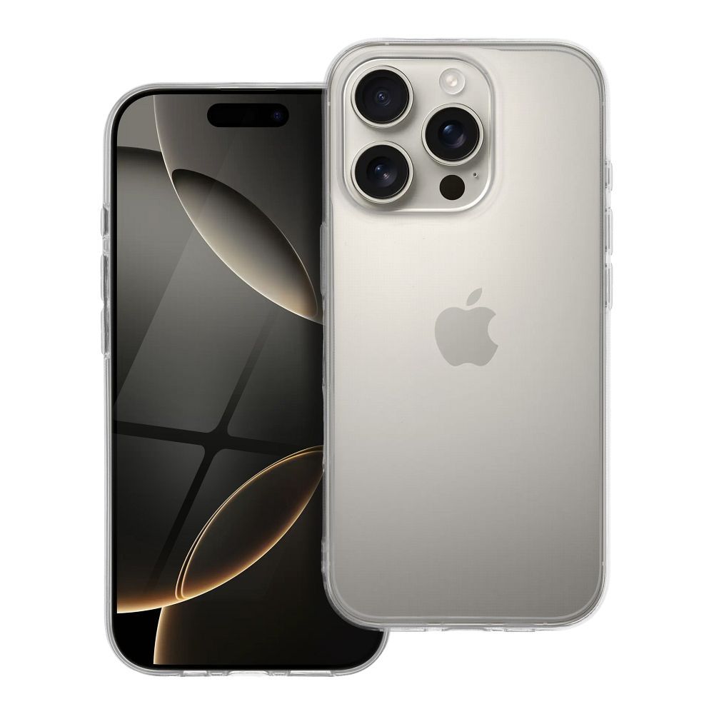 Skaidrus dėklas telefonui 2 mm IPHONE 16 Pro permatomas