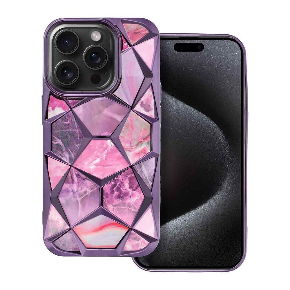 TWINKI dėklas telefonui IPHONE 15 PRO MAX violetinė