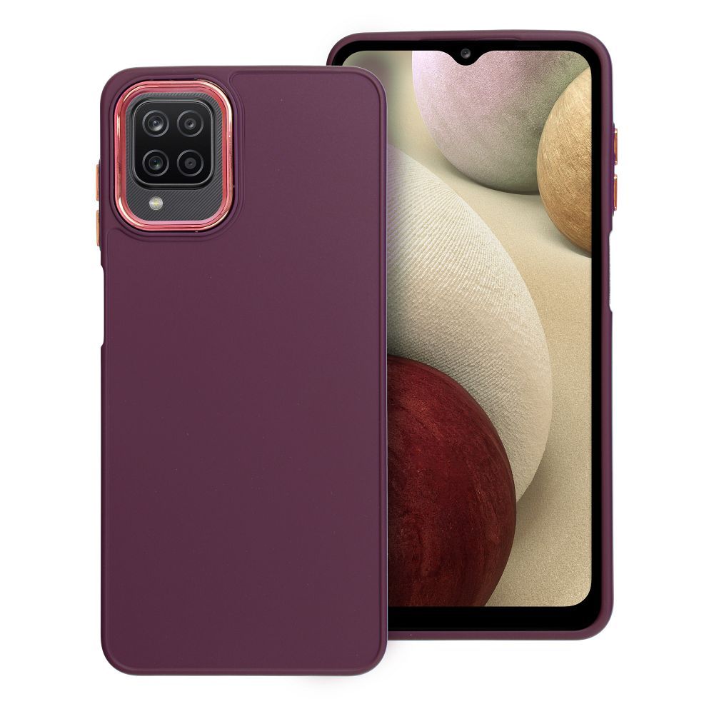 Dėklas telefonui FRAME SAMSUNG A12 / M12 violetinis