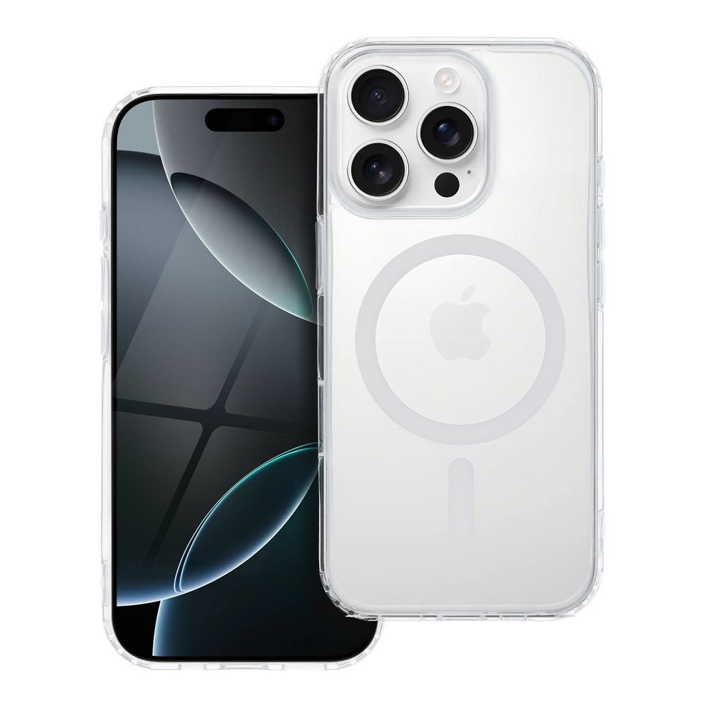 Drop Glue Spalvotas Žiedas Magnetinis Dėklas suderinamas su MagSafe IPHONE 17 Pro balta