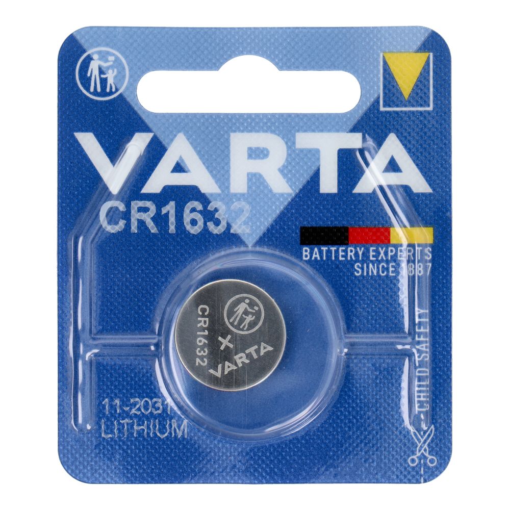 Baterija VARTA litio CR1632 3V, 1 vnt.
