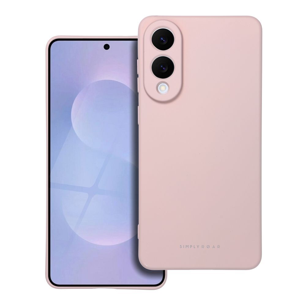 ROAR dėklas SPACE Samsung S25 Edge telefonui, rožinis