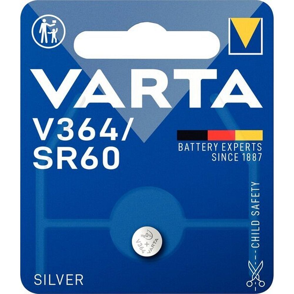 VARTA sidabrinė baterija V364 (Type SR60) 1 vnt.