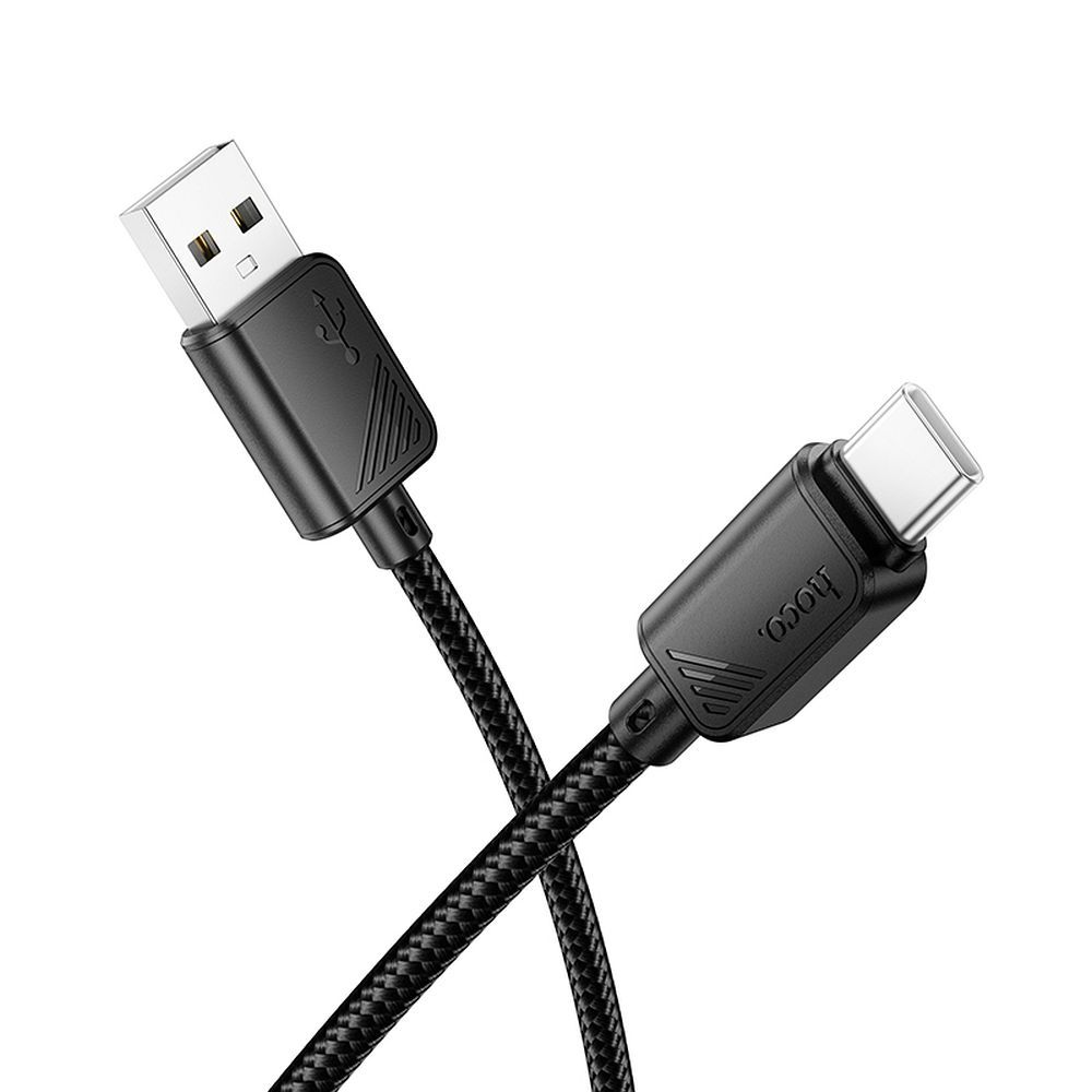Kabelis USB A į USB C Hoco 3A 1 m X113 juodas