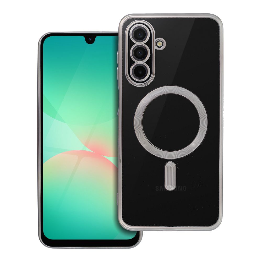 ELECTRO MAG COVER magnetinis dėklas telefonui, suderinamas su MagSafe, skirtas SAMSUNG A26, titano pilkas