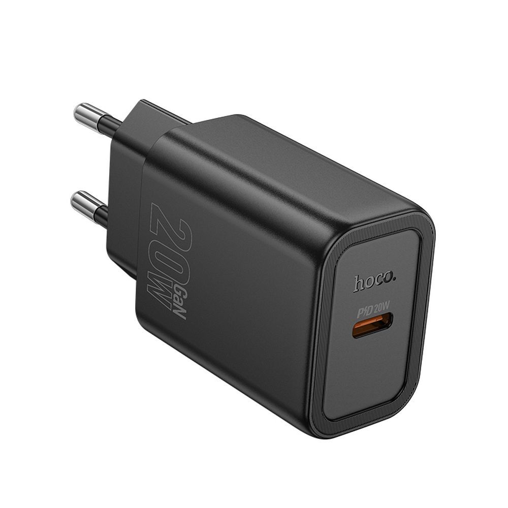 Įkroviklis Hoco USB-C QC PD 20W N60 juodas