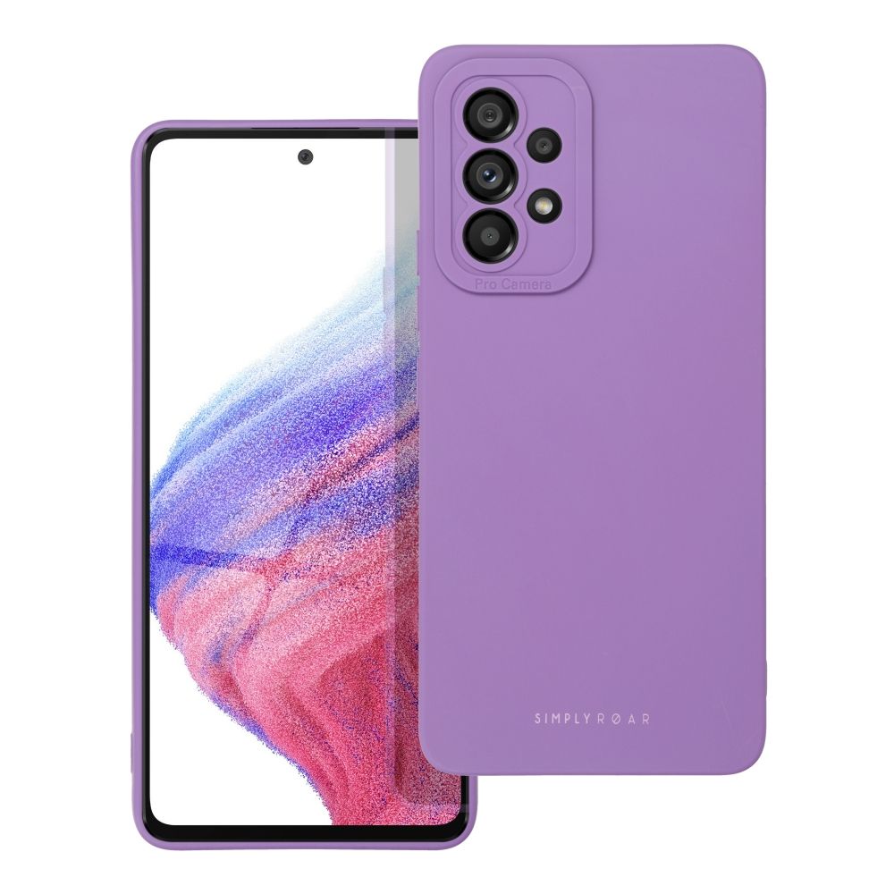 ROAR dėklas LUNA telefonui SAMSUNG A53 5G violetinis