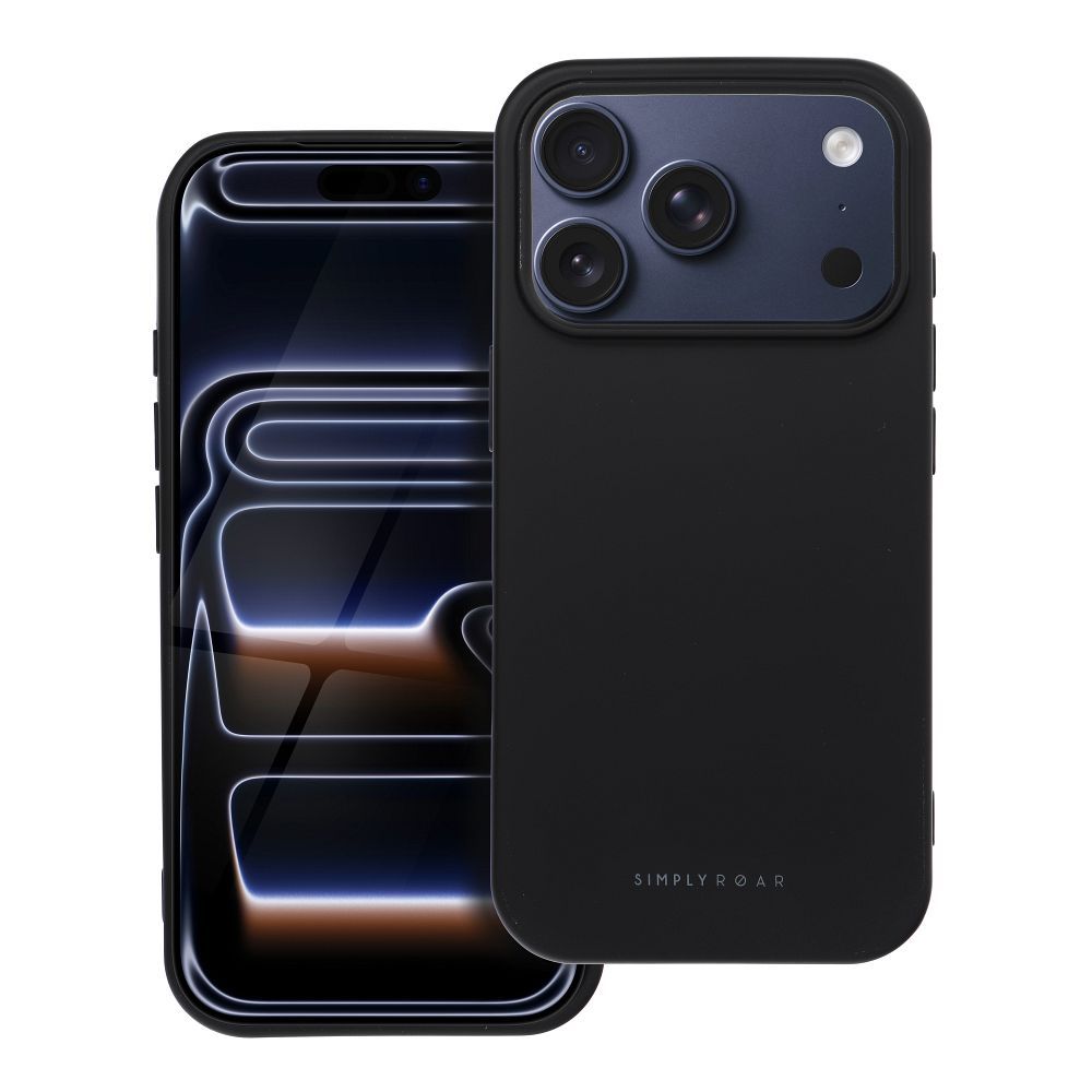 Roar Space Dėklas telefonui iPhone 17 Pro - juodas