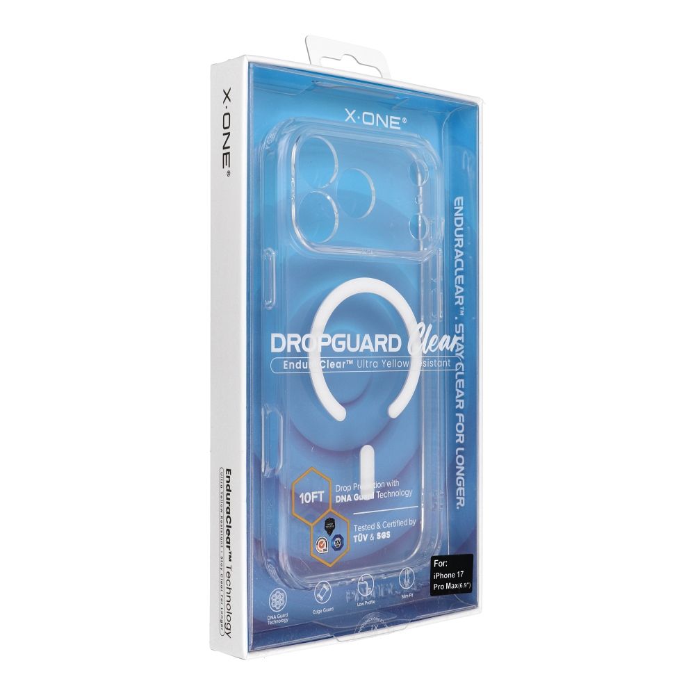 X-ONE Endura Clear dėklas (MagSafe suderinamas) - Apple iPhone 17 Pro Max skaidrus