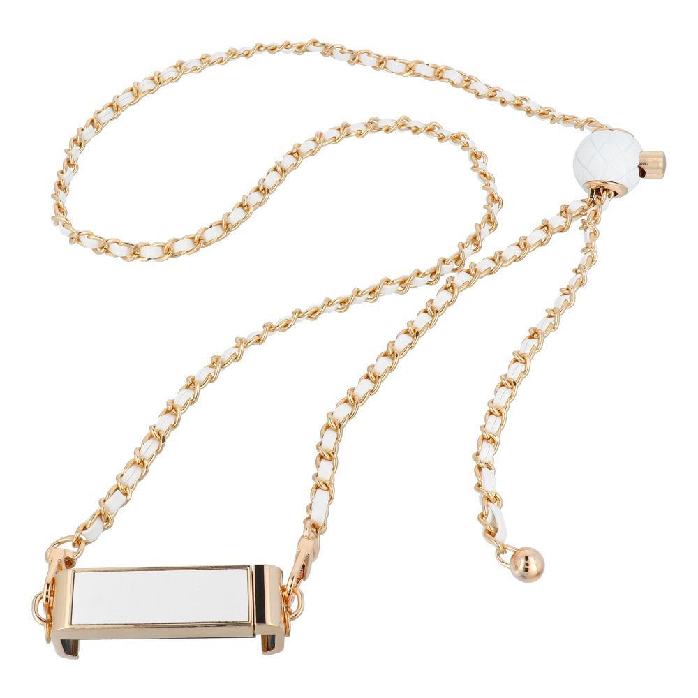 Grandinė / Virvė su laikikliu GLAMOUR tinka visiems modeliams 80mm maks. plotis BALTA