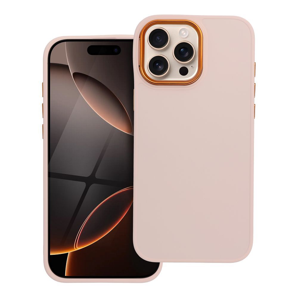 FRAME dėklas telefonui IPHONE 16 Pro Max rožinis