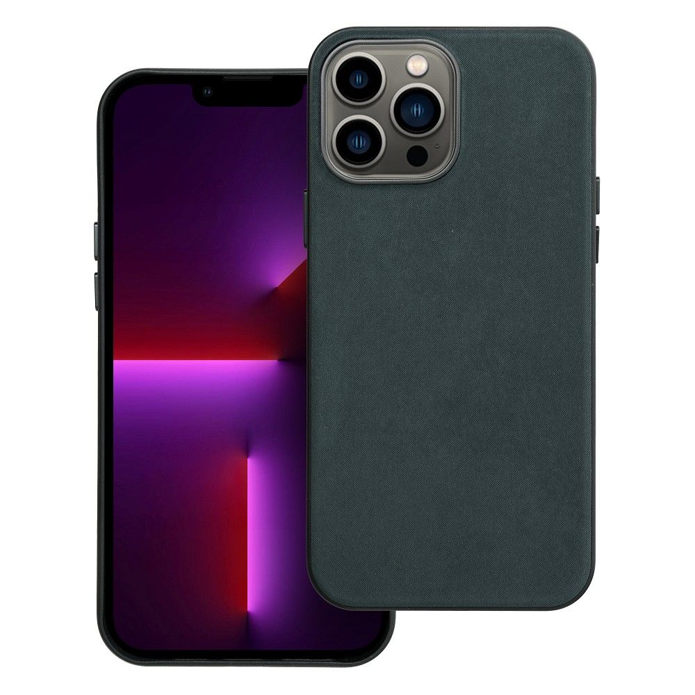 WOVEN MAG COVER dėklas suderinamas su MagSafe IPHONE 13 Pro Max - žalias