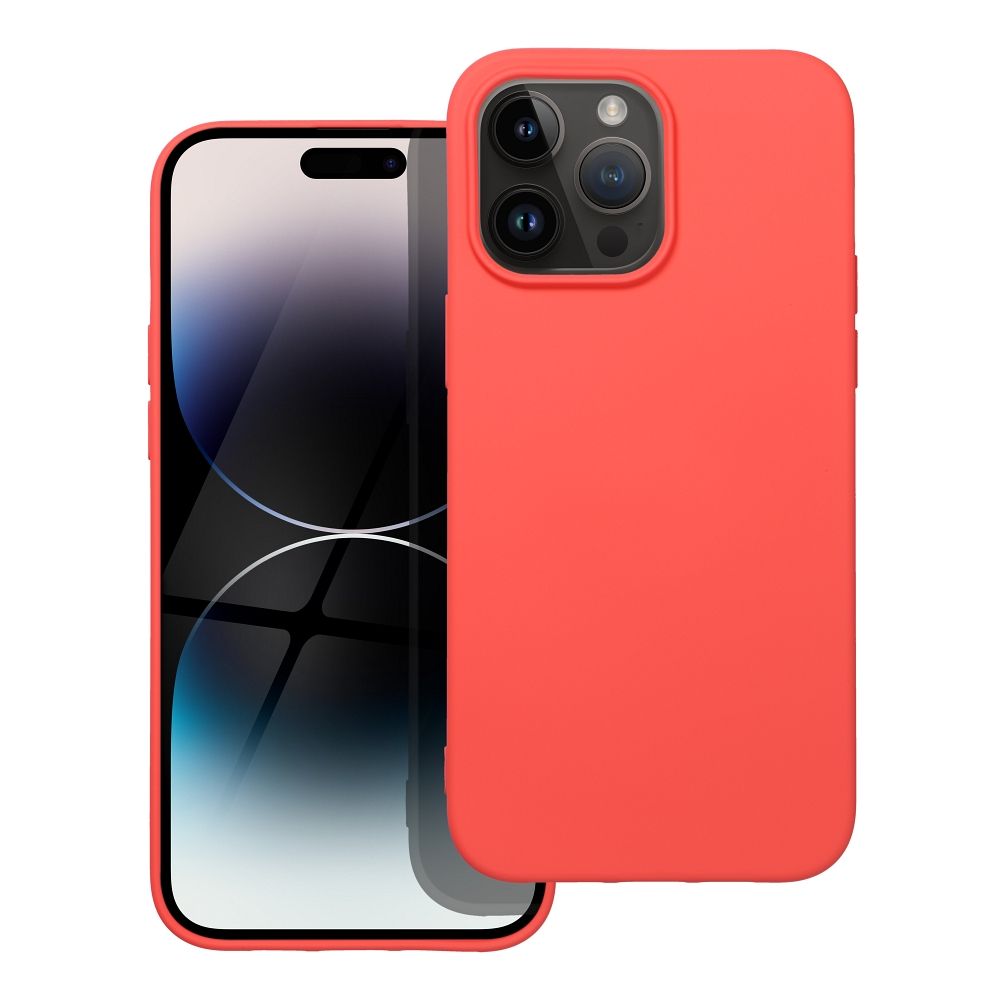 SILIKONINIS dėklas telefonui IPHONE 14 Pro Max persikų