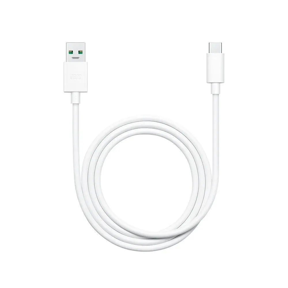 OPPO originalus kabelis USB A į Type C 3A DL129 1 m baltas (be pakuotės)