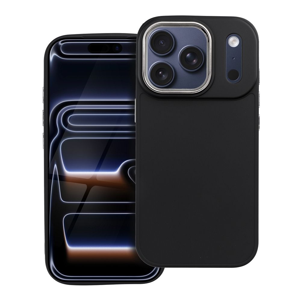 FRAME dėklas telefonui IPHONE 17 Pro juodas