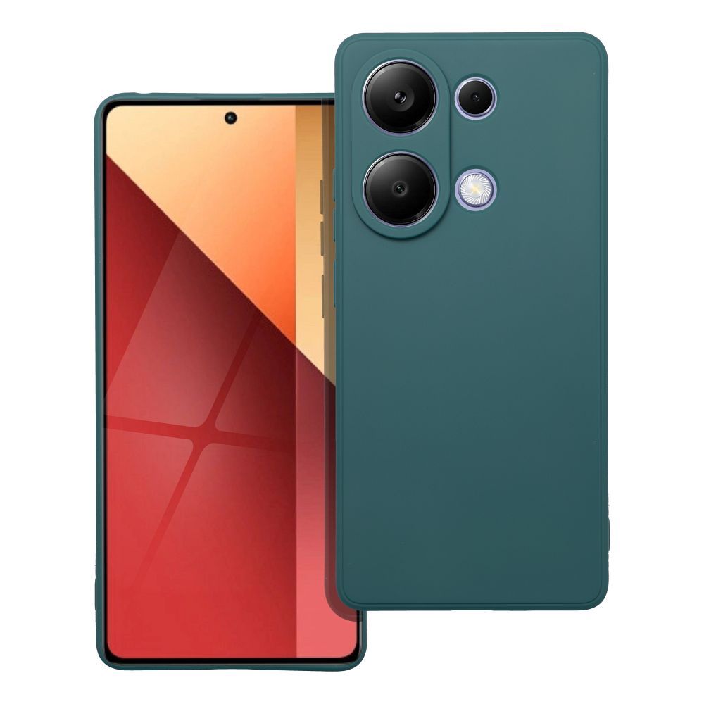 MATT dėklas telefonui XIAOMI Redmi Note 13 Pro 4G tamsiai žalia