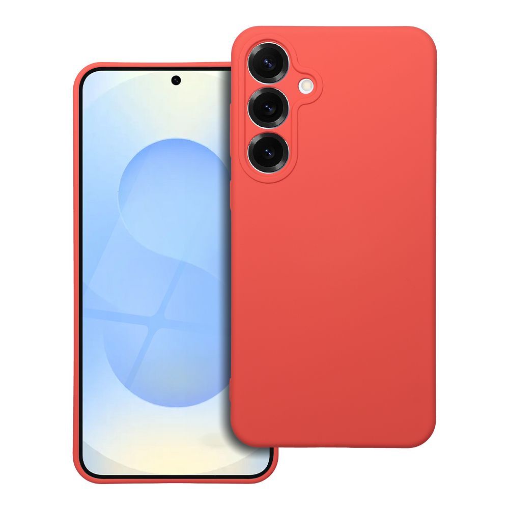 Silikoninis dėklas telefonui SAMSUNG S25 Plus persikinis