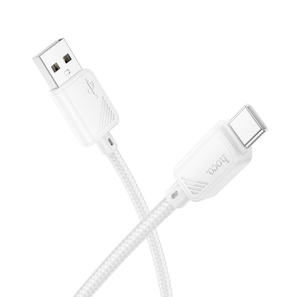 Kabelis USB A į USB C Hoco 3A 1 m X113 baltas