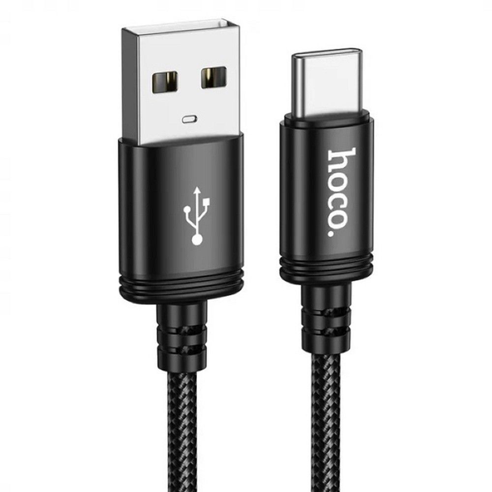 Kabelis USB-A į USB-C Hoco 3A 3 m X91 juodas
