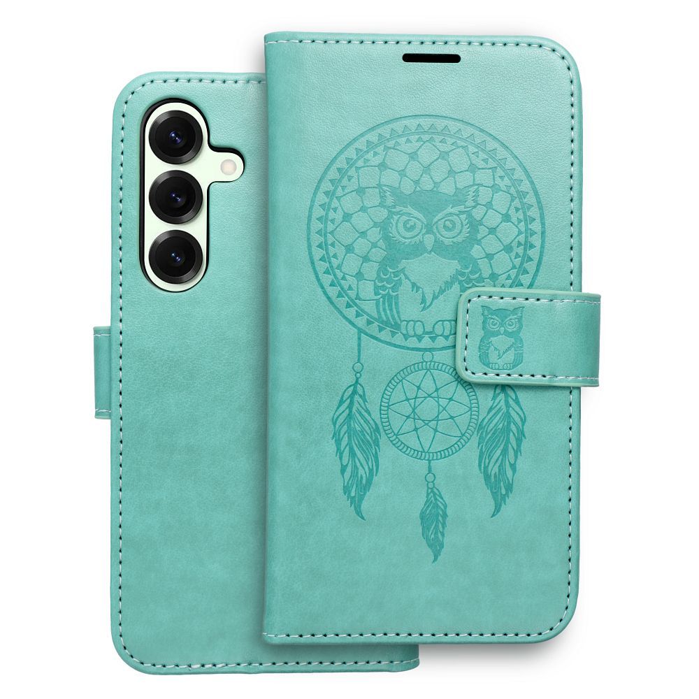 MEZZO dėklas telefonui SAMSUNG S25 sapnų gaudytojas zaļas