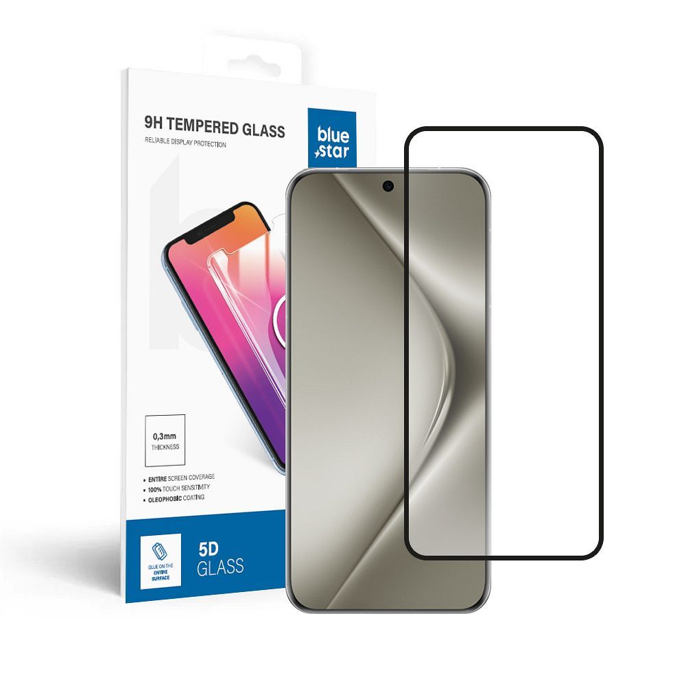 Apsauginis stiklas Blue Star - Huawei Pura 70 Pro - juodas apsauginis stiklas Blue Star