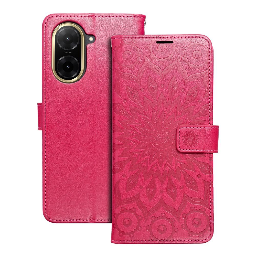 MEZZO knyginis dėklas telefonui XIAOMI Redmi A5 (173,3 x 79,4 x 8,26) mandala magenta