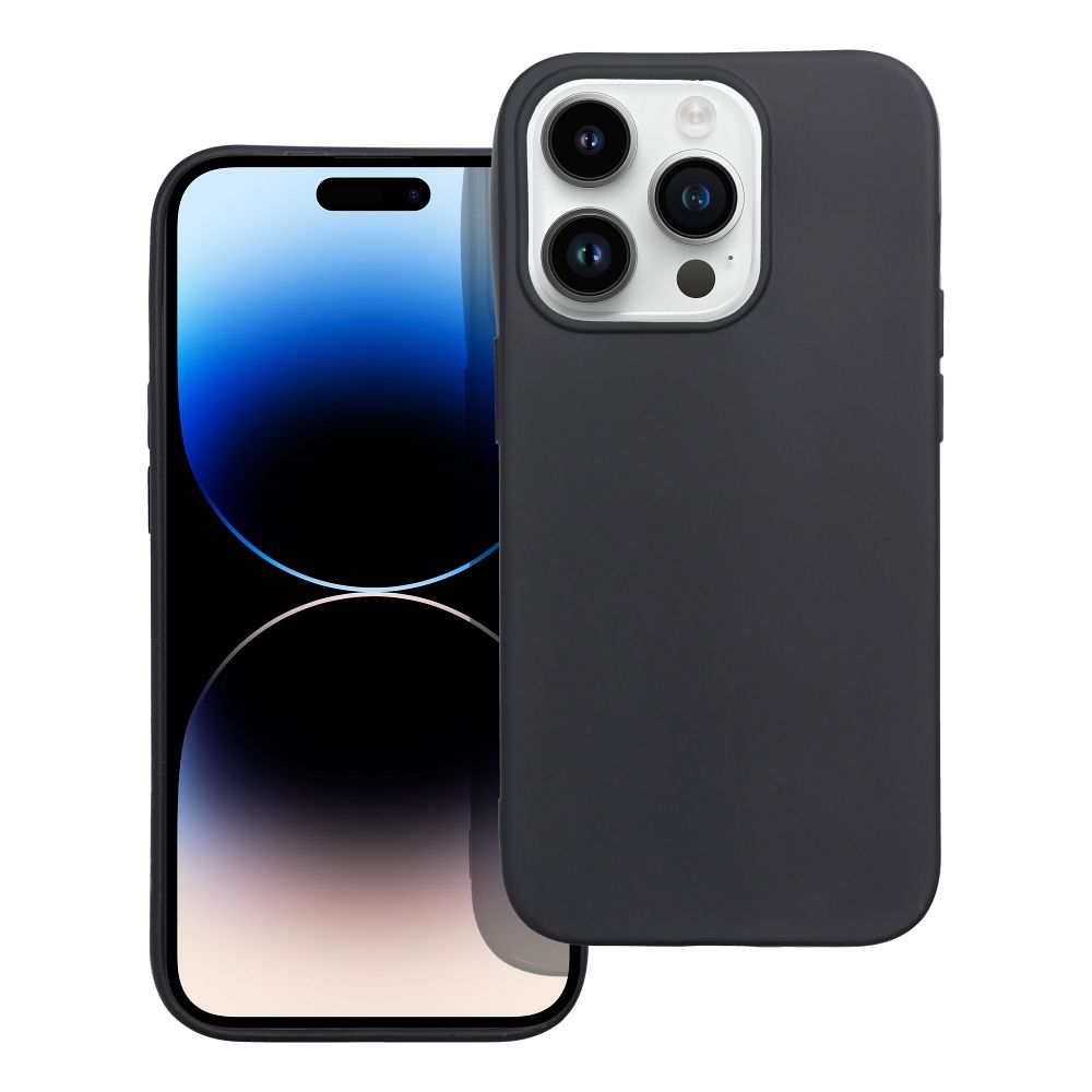 Matinis dėklas telefonui IPHONE 14 Pro juodas