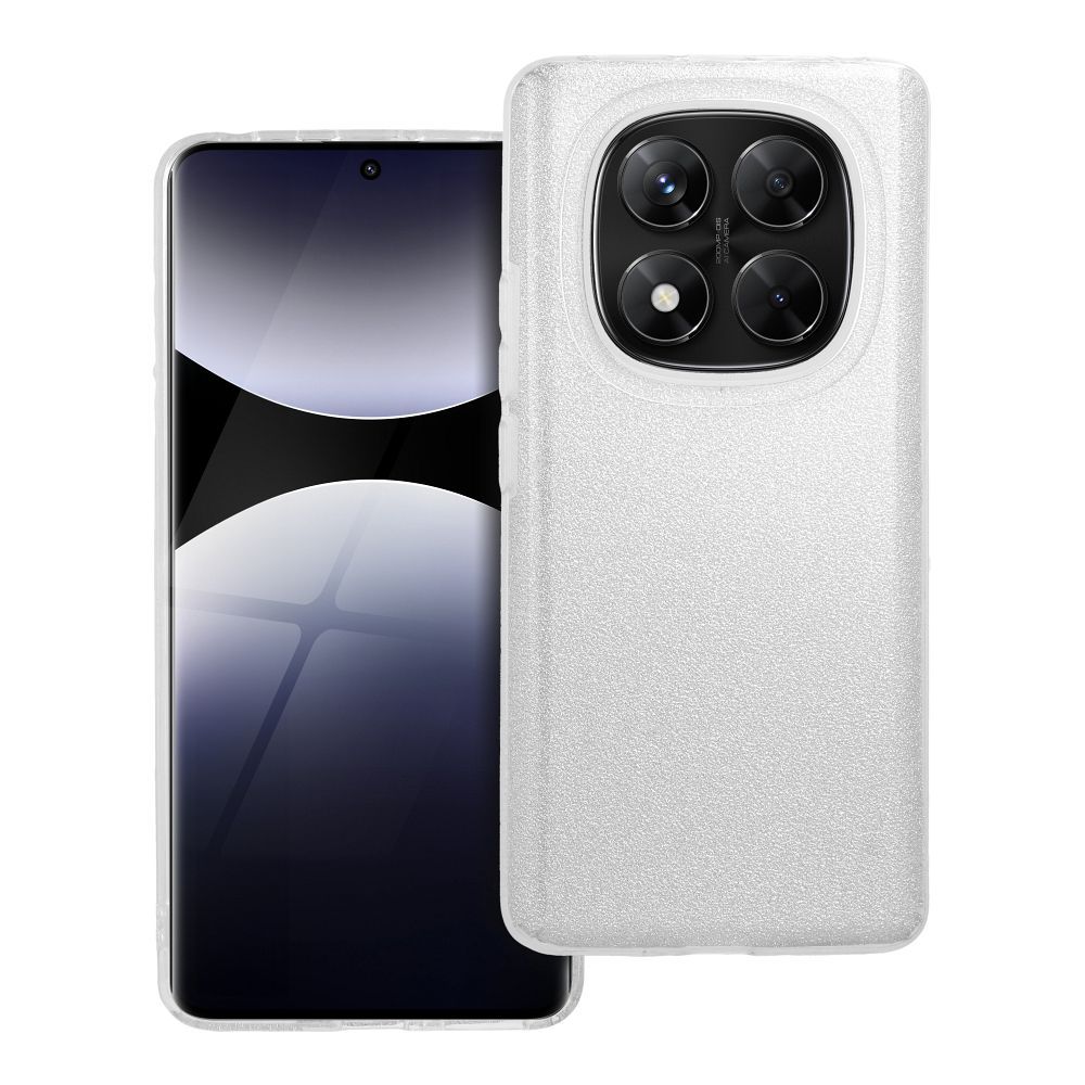 SHINING dėklas telefonui XIAOMI Redmi Note 14 Pro 4G sidabrinis