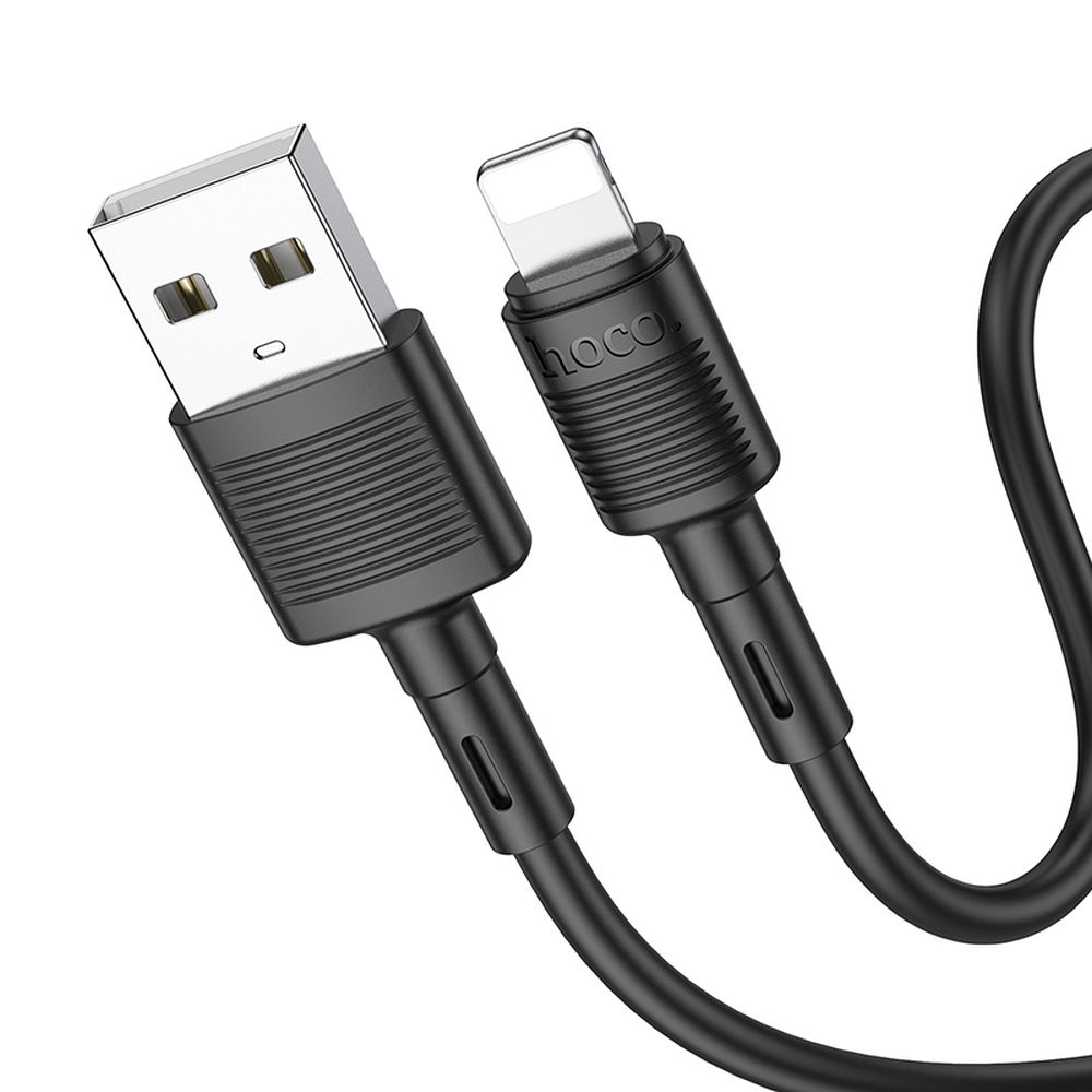 Kabelis USB A į Lightning Hoco 2,4A 1 m X83 juodas