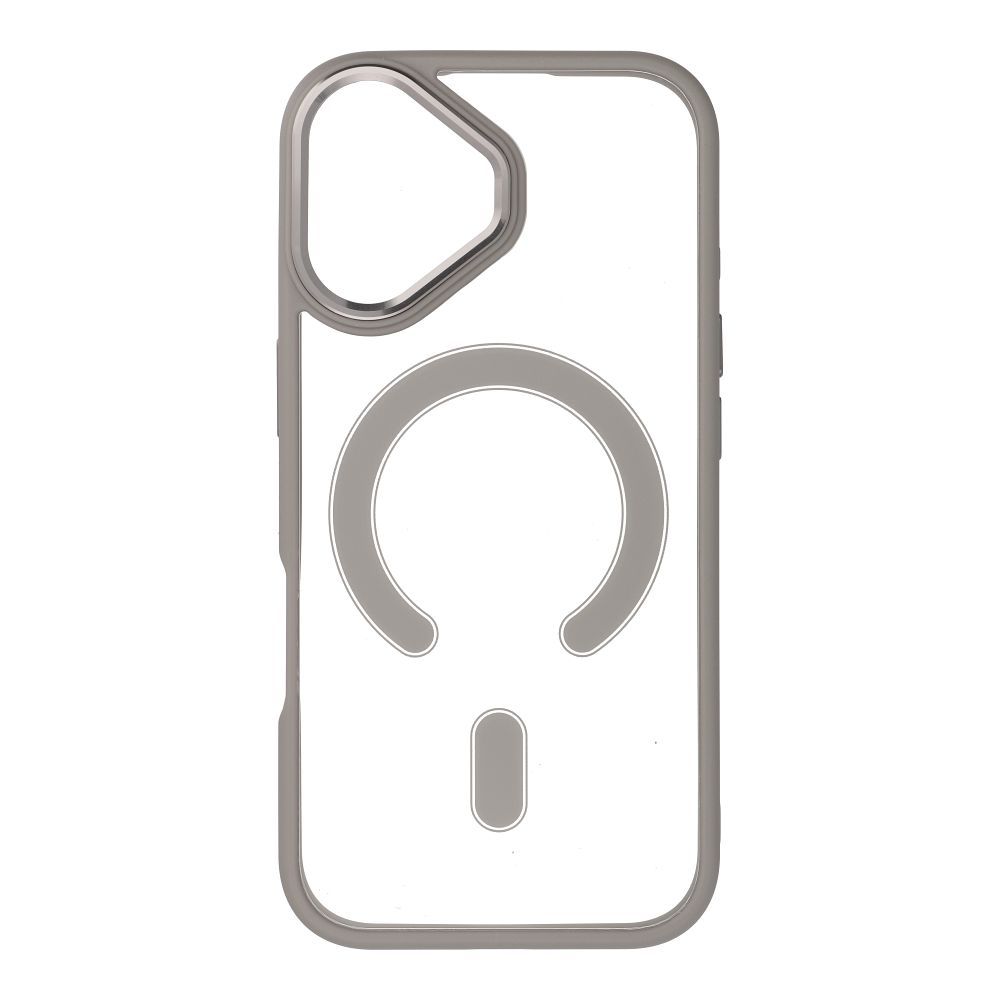 COLOR EDGE MAG COVER dėklas telefonui suderinamas su Magnetiniu IPHONE 17 titano pilka