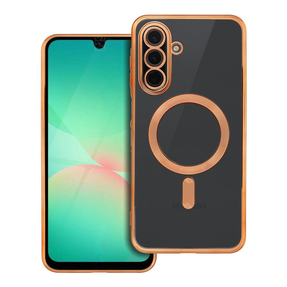 ELECTRO MAG COVER dėklas telefonui suderinamas su Magnetiniu MagSafe SAMSUNG A26 auksinė