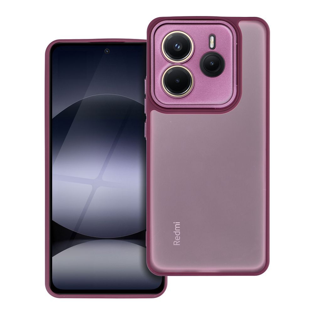 VARIETE dėklas telefonui XIAOMI Redmi Note 14 5G violetinis