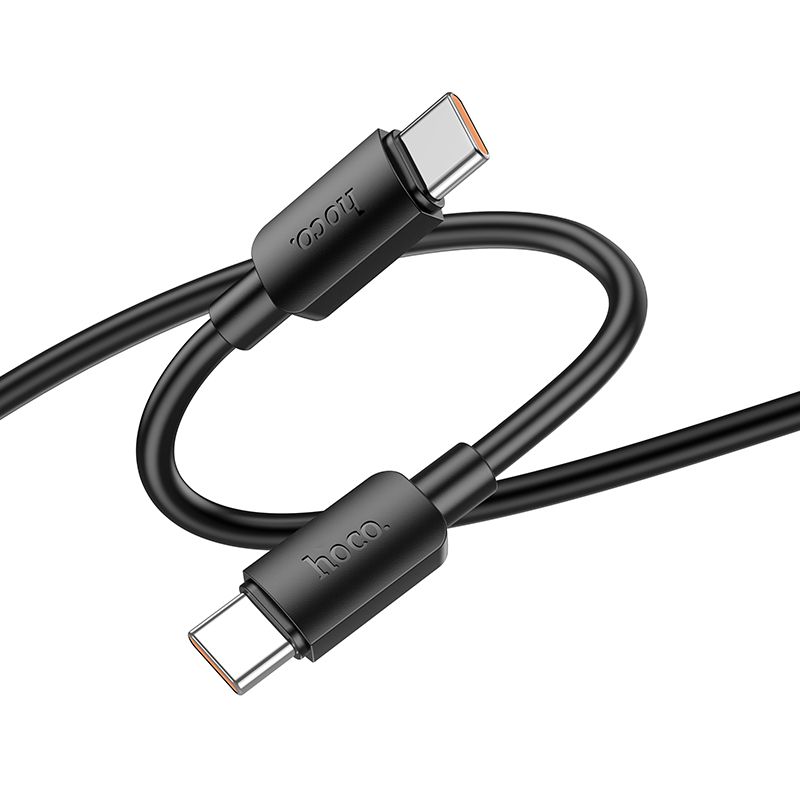 Kabelis USB C į USB C Hoco PD 6A 100W 1 m X96 juodas