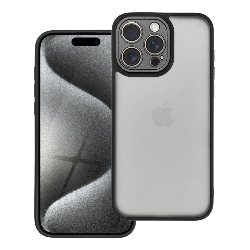 VARIETE dėklas telefonui IPHONE 15 Pro Max juoda