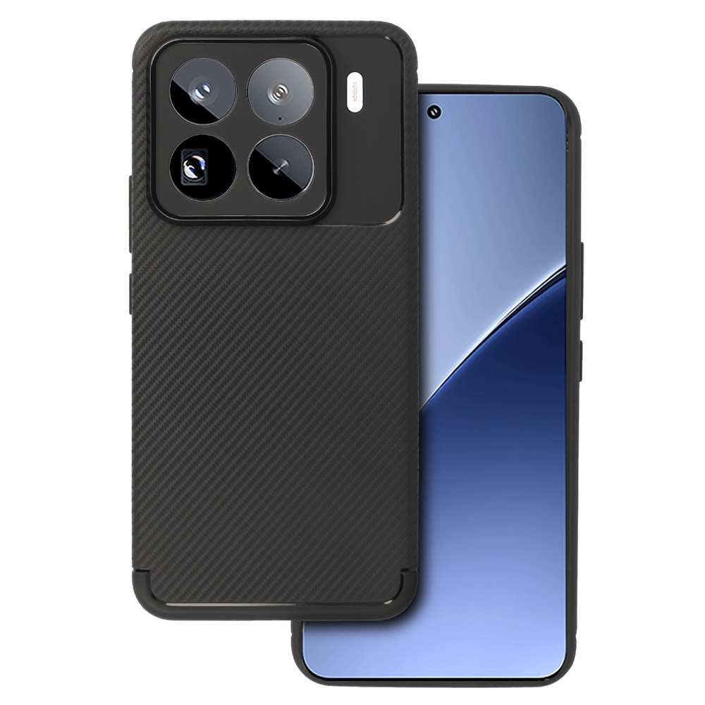 Tel Protect Carbon Elite dėklas telefonui Xiaomi 15 Pro 5G juodas